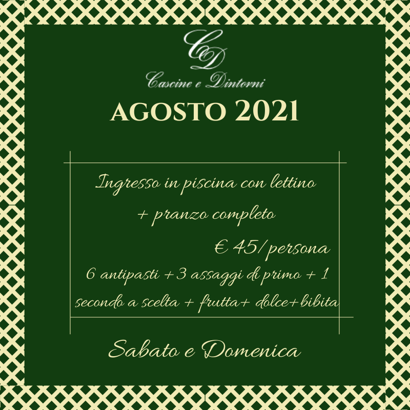 Agosto 2021 - Offerta