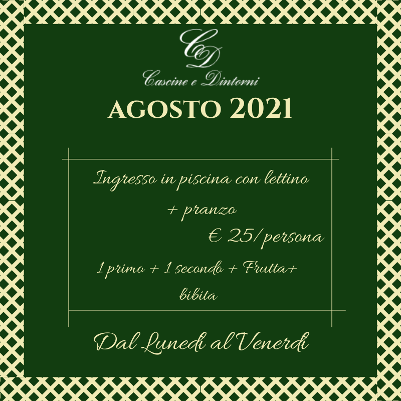 Agosto 2021 - Offerta